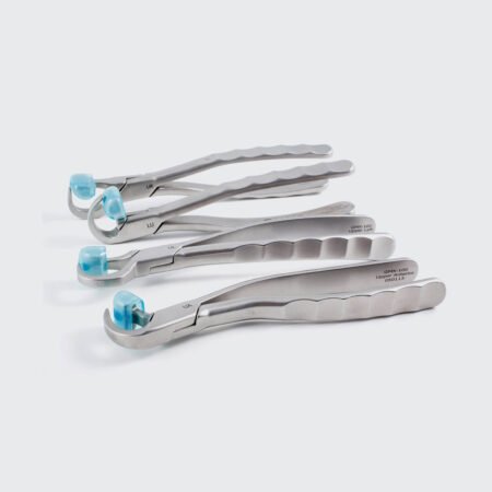 Physics Forceps Standard Series Set Of 4 Pcs with 20 Bumpers