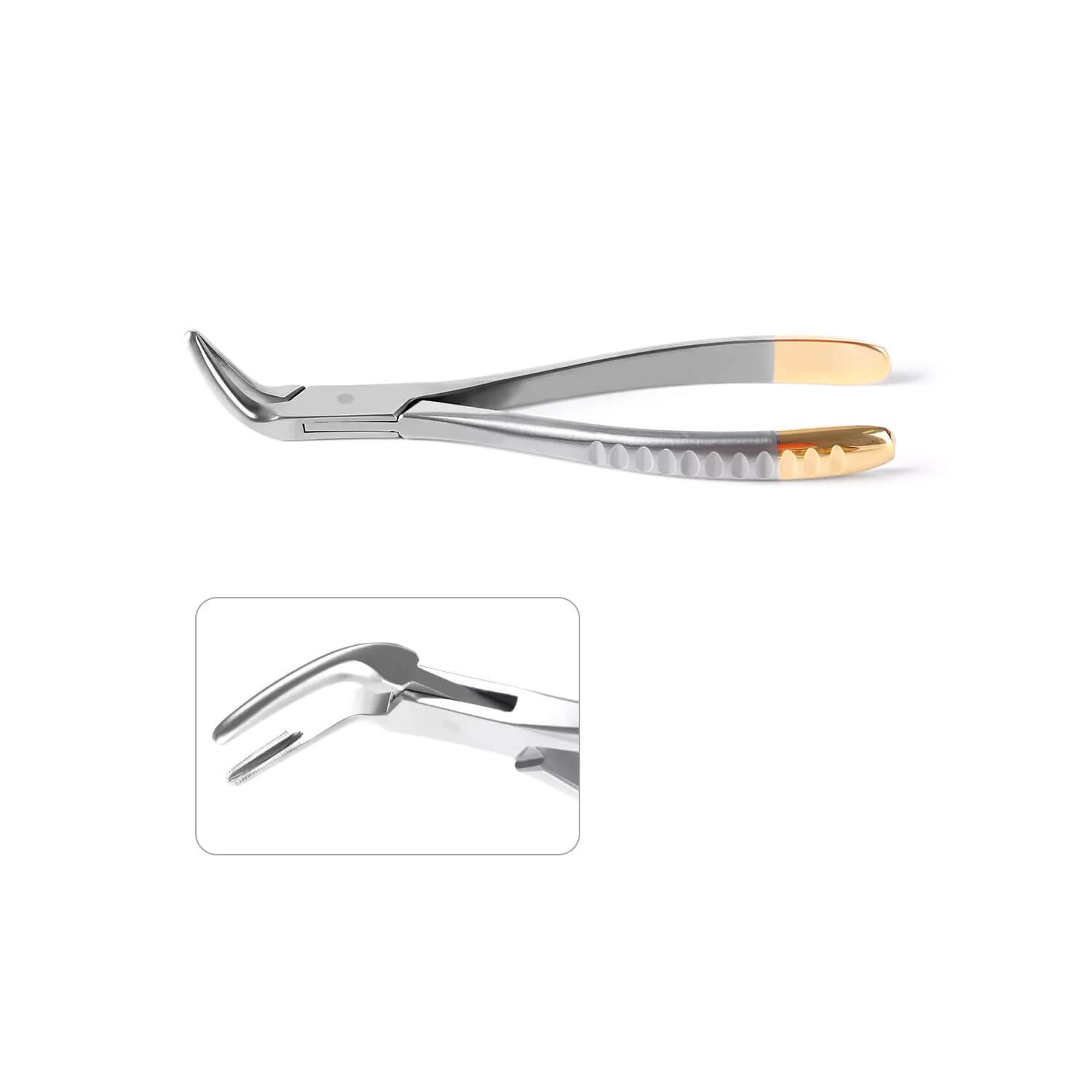 Dental Surgical Root Tip Extraction Forceps Residual Tweezers Tooth Pliers - Image 3
